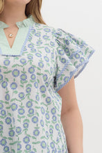 Load image into Gallery viewer, Alicia Floral Ruffle Sleeve Top