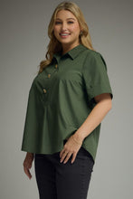 Load image into Gallery viewer, New Color! Toni Short Sleeve Top in Olive