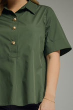 Load image into Gallery viewer, New Color! Toni Short Sleeve Top in Olive