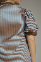 Load image into Gallery viewer, Landon Striped Puff Sleeve Top
