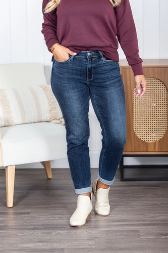 Maeve Mid Rise Slim Fit Jeans