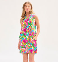Load image into Gallery viewer, Mila Wrinkle Free Tank Dress in Multi
