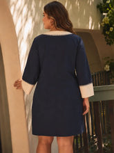 Load image into Gallery viewer, McKenzie Embroidered Cotton Shift Dress