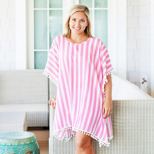 Restocked! Yacht Club Pom Pom Cover Up