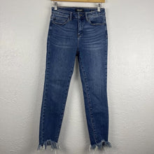 Load image into Gallery viewer, Preloved* Judy Blue High Rise Shark Bite Skinny Jeans - 20W