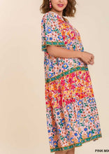 Load image into Gallery viewer, Nina Mixed Floral Print Maxi Dress