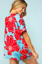 Load image into Gallery viewer, Morgan Tropical Floral V-Neck Top