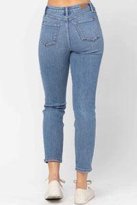 Side Fray Slim Fit Jeans