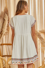 Load image into Gallery viewer, Ryne Embroidered Babydoll Dress