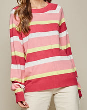 Load image into Gallery viewer, Meredith Multi-Colored Striped Sweater