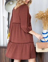 Load image into Gallery viewer, Brynn Ribbed Tiered Dress/Tunic