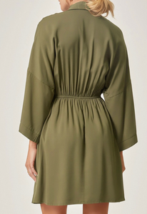 Rachel Dolman Sleeve Collared Dress