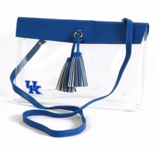 Load image into Gallery viewer, Rara UK Clear Purse with Tassels