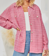 Load image into Gallery viewer, Holly Pink Tweed Jacket