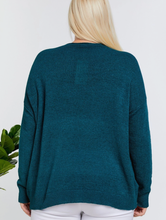 Load image into Gallery viewer, Trina Crew Neck Knit Sweater in Teal