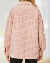 Load image into Gallery viewer, Holly Tweed Jacket in Blush