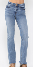 Load image into Gallery viewer, High Waist Double Button Bootcut Jeans