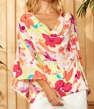 Load image into Gallery viewer, Carly Floral Print Cowl Neck Top