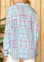 Load image into Gallery viewer, Georgia Mixed Plaid Shirt