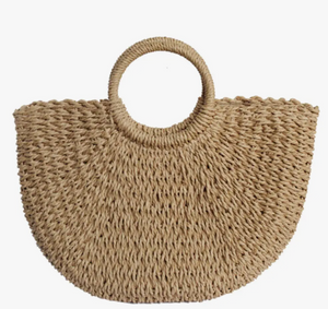 Sandy Straw Tote (2 Colors)