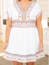Load image into Gallery viewer, Ryne Embroidered Babydoll Dress