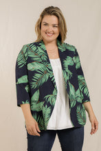 Load image into Gallery viewer, Zara 3/4 Sleeve Tropical Print Jacket