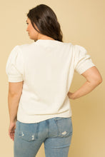 Load image into Gallery viewer, Hello Beautiful Short Sleeve Sweater